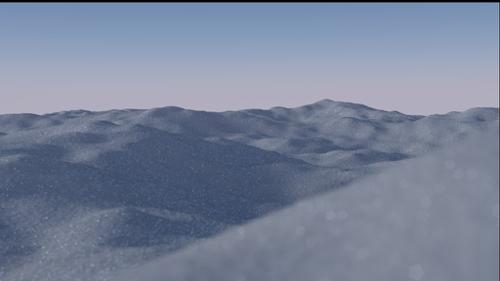 Snow material; Simple preview image